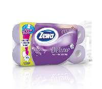 ZEWA DELUXE 3 RÉTEGŰ TOALETTPAPÍR LEVENDULA 8 TEKERCS/CSOMAG 6CS/# - 470804003.LEVENDULA
