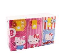 HELLO KITTY PAPÍRZSEBKENDŐ 6 X 9DB 4 RÉTEGŰ 21X21 CM - 470802005.CSOM69