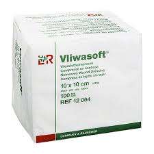 VLIWASOFT NEM STERIL 10 X 10 CM (100DB/DOBOZ) 12064 SEBFEDŐ LAP (LOHMANN) - 450101033.10X10NS