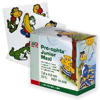 PRO-OPHTA JUNIOR MAXI SZEMTAKARÓ (50DB/DOBOZ) 16845 (LOHMANN) - 450101018.JUNIOR