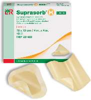 SUPRASORB H STANDARD 10 X 10 CM (10DB/DOBOZ) 20403, 108830 HYDROKOLLOID KÖTSZER VASTAG LAPPAL STERIL (LOHMANN) - 450101028.H10X10ST