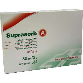 SUPRASORB A SZALAG 30CM/2G  (5DB/DOBOZ) 20445 ALGINÁT SZALAG STERIL (LOHMANN) - 450101023.A30CM