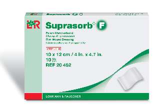 SUPRASORB F 10 X 12 CM (10DB/DOBOZ) 20462  162462 FILMKÖTSZER STERIL (LOHMANN) - 450101025.F10X12