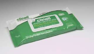CLINELL UNIVERZÁLIS FERTŐTLENÍTŐKENDŐ 40DB/CSOMAG 20X20CM (KÉZ,FELÜLET ÉS ESZKÖZ FERTŐTLENÍTÉSRE) - 470604001