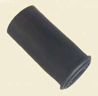 BOTVÉG GUMI JÁRÓBOTRA FEKETE FÉMBETÉTTEL 18MM  - 452204011