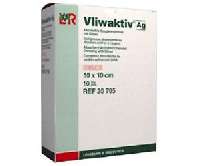 VLIWAKTIV AG STERIL 10 X 10 CM (10DB/DOBOZ) 20705 AKTÍV SZÉNTARTALMÚ NEDVSZÍVÓ EZÜSTTEL                    SZÍVÓPÁRNA (LOHMANN) - 450101004.10X10