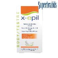 X-EPIL HASZNÁLATRA KÉSZ GYANTACSÍK TESTRE 6X2 DB HYPOALLERGÉN - 490812008