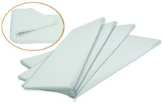 QMED FEDŐMATRAC  80 X 200 X 6 CM MEMÓRIAHABOS - 230507006