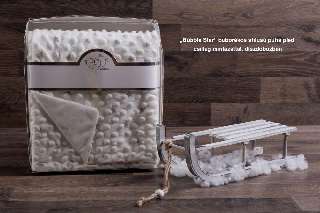 NATURTEX BUBBLE STAR PUHA PLÉD 100X75 CM - 430504003