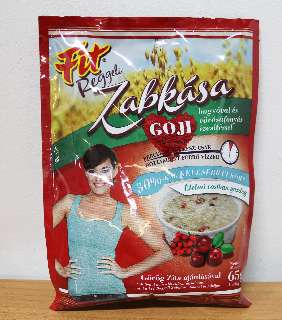 FIT REGGELI ZABKÁSA GOJI BOGYÓVAL ÉS VÖRÖSÁFONYA ÍZESÍTÉSSEL 65 GR - 100301003.GOJIÁFONYA