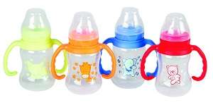 BABY BRUIN CUMISÜVEG FOGÓVAL BPA MENTES 125 ML SZILIKON ETETŐ CUMIVAL - 430402014