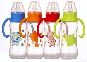 BABY BRUIN CUMISÜVEG FOGÓVAL BPA MENTES 240 ML SZILIKON ETETŐ CUMIVAL - 430402015