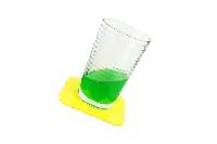 TENURA NÉGYZET ALAKÚ POHÁRALÁTÉT 4 DARABOS KÉK 9X9 CM - 452501002.KÉK