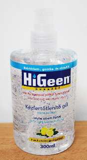 GLORY 300 ML ENYHE CITROM ILLATTAL KÉZFERTŐTLENÍTŐ GÉL (VÍZ NÉLKÜLI)                             - 470609005