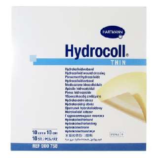 HYDROCOLL THIN 10 CM X 10 CM 10/DOBOZ STERIL HYDROCOLLOID KÖTSZER VÉKONY LAPPAL (HARTMANN) - 450103004.10X10