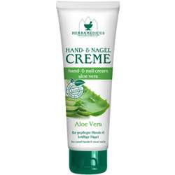HERBAMEDICUS ALOE VERA KÉZ-KÖRÖMÁPOLÓ KRÉM 125 ML (HAND & NAIL CREM ALOE VERA) - 490409000