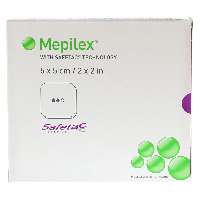 MEPILEX 5 X 5 CM LÁGY SZILIKON HABOS KÖTSZER 5 DB/DOB - 450114010