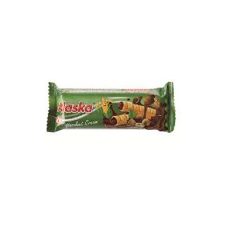 ALASKA MOGYORÓ ÍZŰ KRÉMMEL TÖLTÖTT KUKORICA RÚD 18 GR (GLUTÉNMENTES) - 100602041.MOGYORÓ