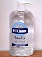 GLORY KÉZFERTŐTLENÍTŐ GÉL 1000 ML ENYHE CITROM ILLAT (VÍZ NÉLKÜLI)                             - 470609006