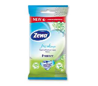 ZEWA PROTECT NEDVES KÉZTÖRLŐ KENDŐ 10 DARABOS 15CS/# - 470804015