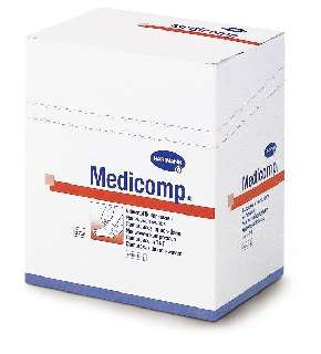 MEDICOMP NEM STERIL 4RÉTEG SEBFEDŐLAP 10X10CM 100DB/DOBOZ (HARTMANN) - 450103008.1