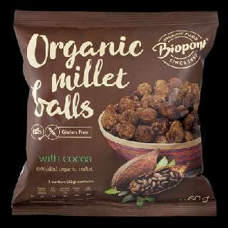 BIOPONT BIO KÖLESGOLYÓ KAKAÓS 60 GR GLUTÉNMENTES - 100701023.8