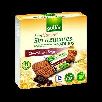 GULLÓN SNACK CSOKOLÁDÉS SZELET HOZZÁADOTT CUKOR NÉLKÜL,ÉDESÍTŐSZERREL 144GR - 101108010