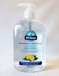 GLORY 500 ML ENYHE CITROM ILLATTAL KÉZFERTŐTLENÍTŐ GÉL (VÍZ NÉLKÜLI) - 470609002