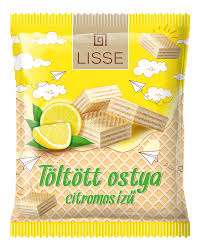 LISSÉ ROPPANÓS TÖLTÖTT OSTYA ÉDESÍTŐVEL CITROMOS IZŰ 180 GR - 100310014.CITROM