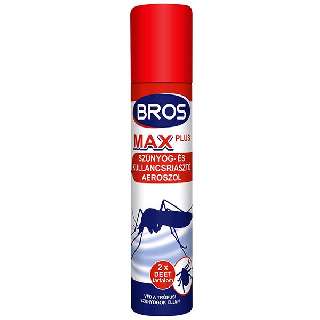 BROS MAX SZÚNYOG ÉS KULLANCSRIASZTÓ AEROSOL 90ML  - 040709002