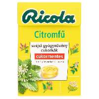 RICOLA CITROMFŰ GYÓGYNÖVÉNYES CUKORKA 40 GR - 100301027