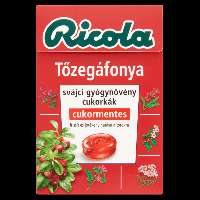 RICOLA TŐZEGÁFONYA GYÓGYNÖVÉNYES CUKORKA 40 GR - 100301027.1