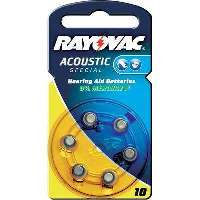 RAYOVAC 10 ELEM FÜLHALLGATÓHOZ 6 DB/CSOMAG (DARABRA) - 530602000.10