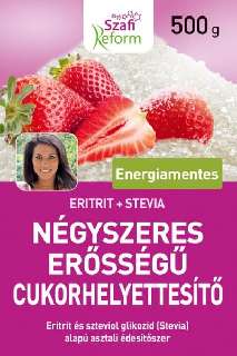 SZAFI FITT ERITRIT STEVIA CUKORHELYETTESÍTŐ 500 GR - 100701003.7