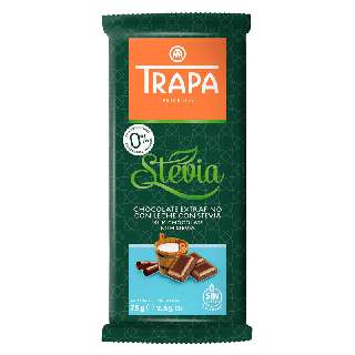 TRAPA STEVIA TEJCSOKOLÁDÉ 75 GR - 100711003