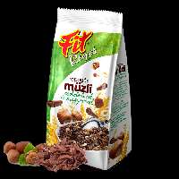 FIT REGGELI MÜZLI CSOKOLÁDÉVAL ÉS MOGYORÓVAL 200 GR - 100301006