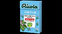 RICOLA ALPIN FRESH GYÓGYNÖVÉNYES CUKORMENTES CUKORKA 40 GR - 100301027.3