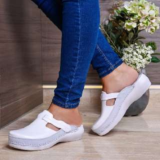 Batz Flower Comfort Női Papucs Fehér, Fekete 36-41