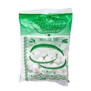 SZŐLŐCUKOR PASZTILLA MENTOLOS 80 GR ÚJFEHÉRTÓI - 100301016.MENTOL