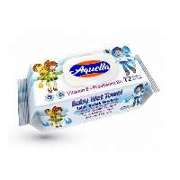 AQUELLA E VITAMINOS BABA NEDVES TÖRLŐKENDŐ 72 DB/CSOM - 490735001