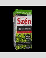 NATURLAND AKTÍV SZÉN KAPSZULA 200 MG + ÉDESKÖMÉNY 30 DB - 050108007