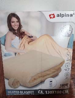 ALPINA ELEKTROMOS ÁGYMELEGÍTŐ 180W 130X180 CM 10 FOKOZAT - 330210000.130180