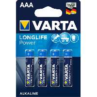 VARTA LONG POWER AAA MIKRO ELEM 4 DARABOS - 530602002