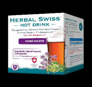 HERBAL SWISS FORRÓ INSTANT ITALPOR HOT DRINK 24 DARABOS - 050140003.24