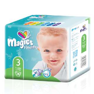 MAGICS FLEXIDRY MIDI 3 GYERMEK PELENKA 6-10 KG 36 DB/CSOMAG 6CS/# - 430810001.MIDI