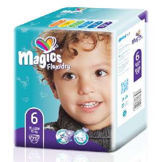 MAGICS FLEXIDRY XL 6 GYERMEK PELENKA 15+ KG 23 DB/CSOMAG 6CS/# - 430810001.XL6