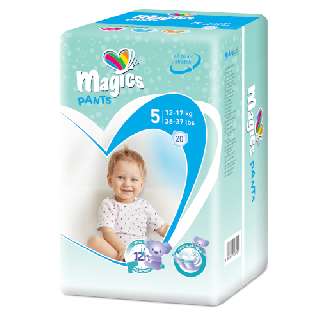 MAGICS PANTS JUNIOR 5 GYERMEK BUGYIPELENKA 12-17 KG 20 DB/CS 4CS/# - 430810002.JUNIOR