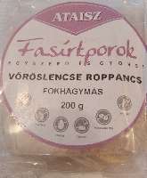 ATAISZ FASÍRTPOR VÖRÖSLENCSE ROPPANCS FOKHAGYMÁS 200 GR - 100610055.VÖRÖSFOKHAGYMA