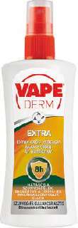 VAPE DERM EXTRA PUMPÁS SZÚNYOG ÉS KULLANCSRIASZTÓ SPRAY 100 ML - 040709008.EXTRAPUMPÁS