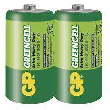 GP 13G GREENCELL GÓLIÁT ELEM R20 D MÉRET 1,5V 2DB/CS - 530610000.13G